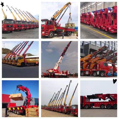 宏昌天馬12噸隨車吊與陜汽后八輪平板車的完美結(jié)合